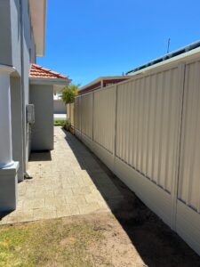 Colorbond Fencing Example Anchorage Fencing Rockingham